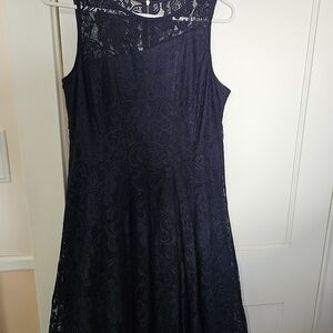 dressbarn Midnight Blue Lace Dress